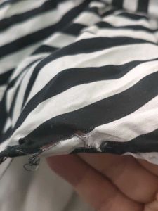 Striped Ruffle Top