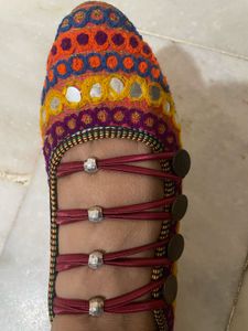 Colorful Ethnic Flats