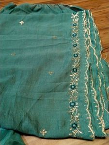 Brand New Short Kurta Plazo With Duppta