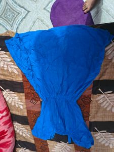 dress blue colour bust 30/32/28 all fitted fully s