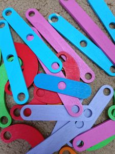 Alphanumeric Colourful Sticks