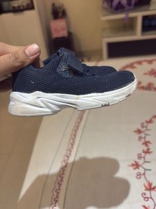 Cute Navy Blue Kids Shoes