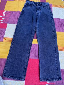 Wide Leg Denim Jeans
