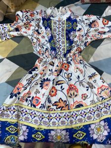 Floral Print Mini Dress