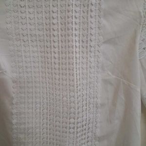 White Korean Top
