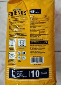 Friends Adult Diapers Quantity 9