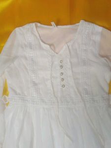 White Embroidered Top
