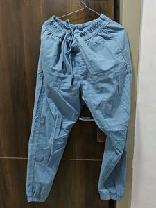 Blue Casual Joggers