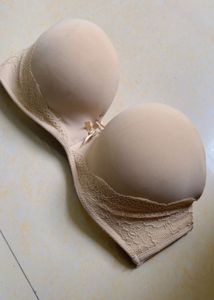 Beige Imported Pushup Bra