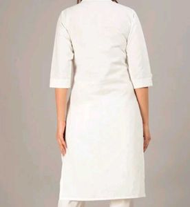 White Button-Down Dress