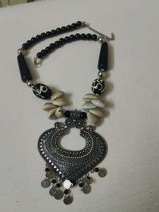 Oxidised Boho Necklace