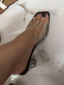 Transparent Heels For Women Size 24cm