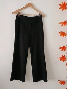 Black High Rise Women's Trousers