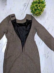 Korean Pocket Knee Length Dress