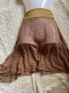 Y2K net skirt