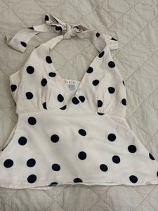 Polka Dot Halter Top