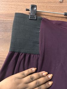 Maroon High Waist Leggings