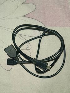 Usb + Chargering Type A Cable
