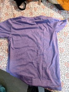 Purple Cotton T-shirt