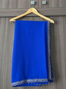 Copper Sulphate Blue Duppatta