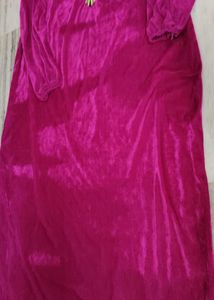 Velvet Nighty Full Sleeves