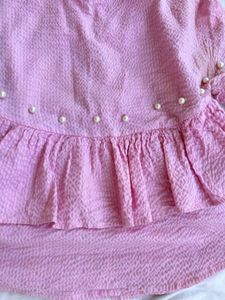 Frilled Pearl Beaded Top