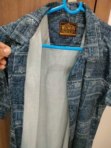 Blue Patterned Shirt