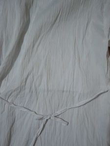 Boho Embroidered White Top