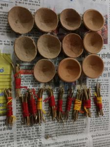Tulsi Sticks Wati Or Diyas And Seeds