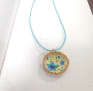 Blue Seashell Necklace ⋆｡𖦹 °.🐚⋆❀˖°