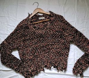 Distressed Knit Sweater