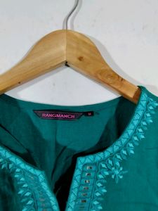Teal Green Kurta (Women&#39;s)