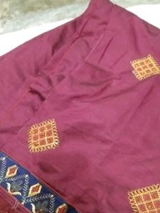 Purple Saree