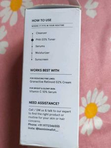 PHA Face Toner