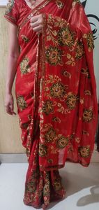 combo of party wear saari