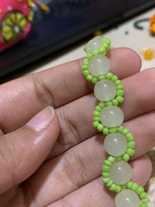 Green Beaded Bracelet