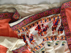 Fulkati Patli Pallu Indian Saree With Blouse