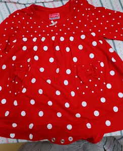 Red Polka Dot Baby Dress