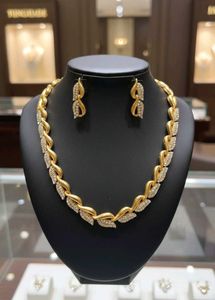 Gold-tone Necklace & Earring Set