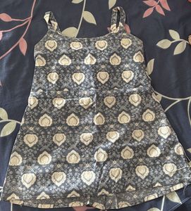 Printed Sleeveless kurti