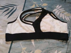 Black &amp; White Sports Bra