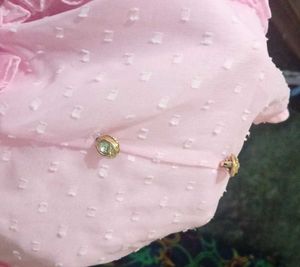 Pink Ruffle Maxi Dress