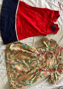 Combo Dresses 1-2 Yrs