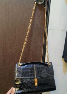 Mango Croc Sling Bag