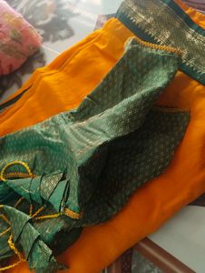 Saree &amp; Blouse Fabric Bundle