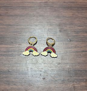Cute Rainbow Cloud Earrings 🥰🌈☁️