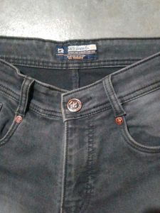 Gray Wash Slim Fit Jeans