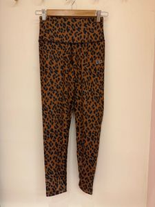 Leopard Print High-Waisted Track