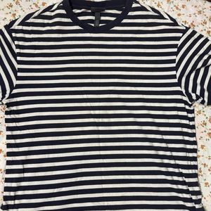 Striped Crew Neck Tee