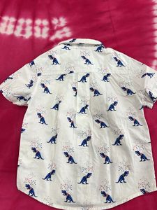 Boys Dinosaur Shirt &amp; Mickey Shorts Set